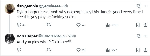 哈珀G3 18中5父亲怒怼批评球迷:你打得是什么?讨厌鬼 哈珀G3 18中5父亲怒怼批评球迷:你打得是什么?讨厌鬼