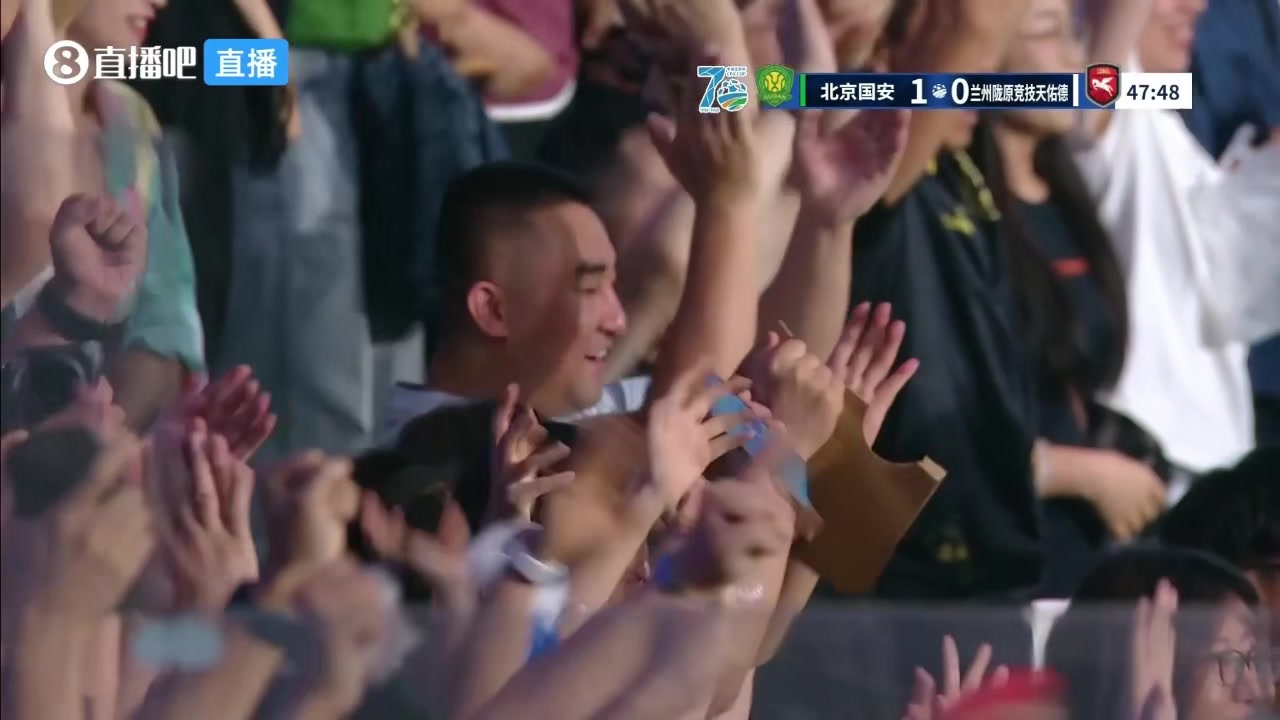 黑马继续！兰州似传似射攻破侯森大门，兰州客场1-1扳平国安